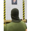Зимова балаклава з гербом хакі