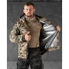 Зимова тактична куртка Soft Shell з утепленням Omni-Heat мультикам