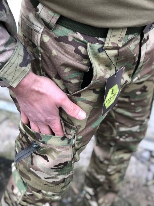 Штани тактичні мультикам ріпстоп "Пегас"