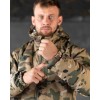 Зимова тактична куртка Soft Shell з утепленням Omni-Heat мультикам