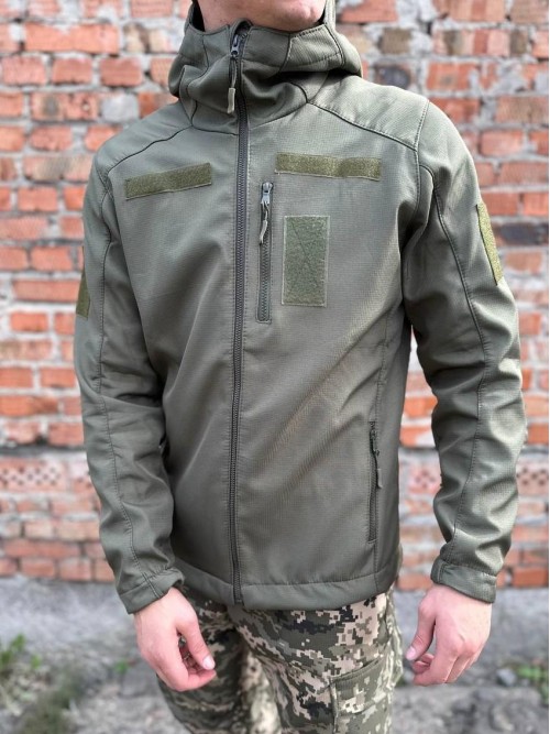Куртка софтшел хакі v2