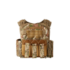 Плитоноска тактична з підсумками MOLLE Multicam