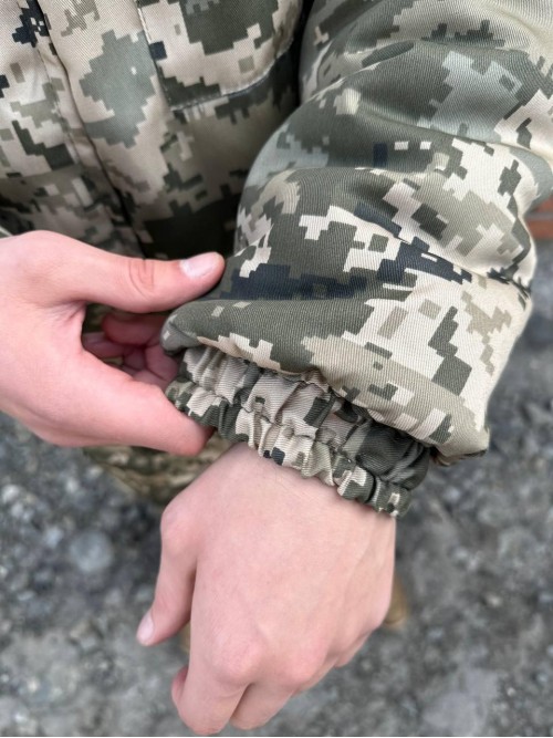 Бушлат піксель на хутрі зимовий Бушлат піксель на хутрі зимовий