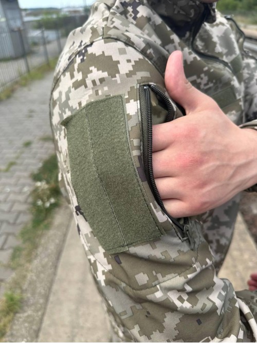 Куртка софтшел піксель v2