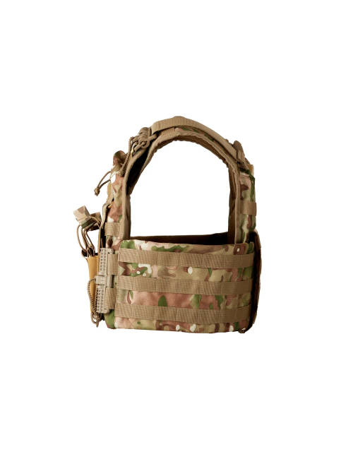 Плитоноска тактична з підсумками MOLLE Multicam