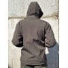 Куртка тактична Soft-Shell хакі демісезон зі знімним капюшоном