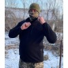 Кофта флісова вафелька Чорна