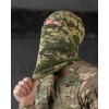 Балаклава флісова з гербом піксель