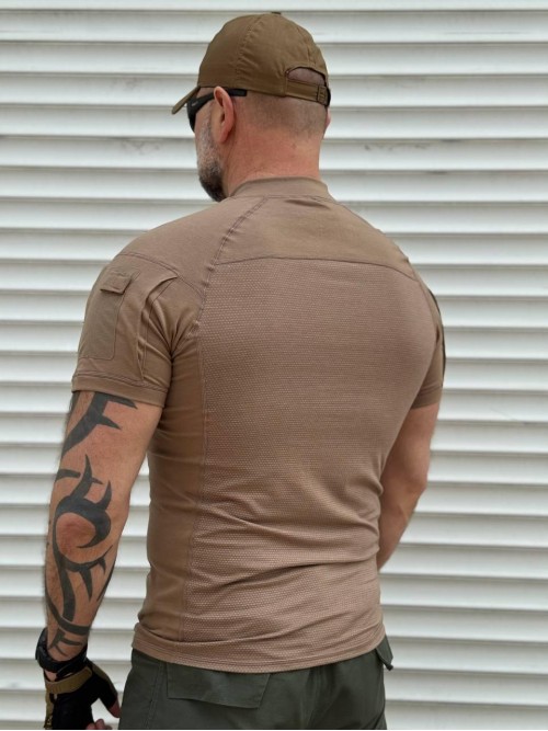 Убакс тактичний бойова сорочка з коротким рукавом ESDY Tactical Frog T-Shirt Койот