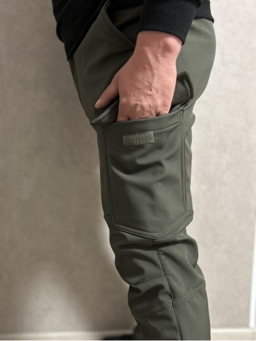 Штани тактичні хакі "Агрессор" Soft-Shell на флісі Штани тактичні хакі "Агрессор" Soft-Shell на флісі