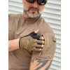Убакс тактичний бойова сорочка з коротким рукавом ESDY Tactical Frog T-Shirt Койот