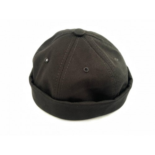 Doker- cap без козирка на липучці Чорна Поліція