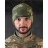 Шапка флісова піксель з липучкою та гербом