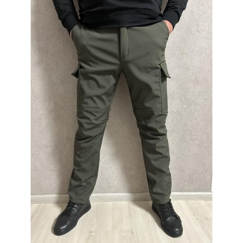 Штани тактичні хакі "Агрессор" Soft-Shell на флісі Штани тактичні хакі "Агрессор" Soft-Shell на флісі
