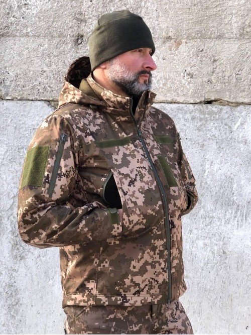 Костюм тактичний піксель Soft Shell демісезон