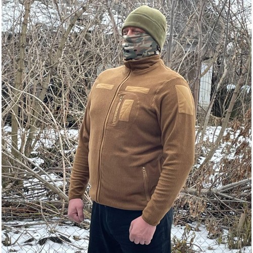 Кофта вафелька койот