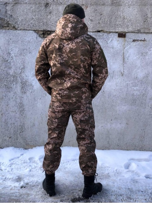 Костюм тактичний піксель Soft Shell демісезон