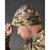 Шапка флісова піксель з вставкою Soft-Shell та гербом