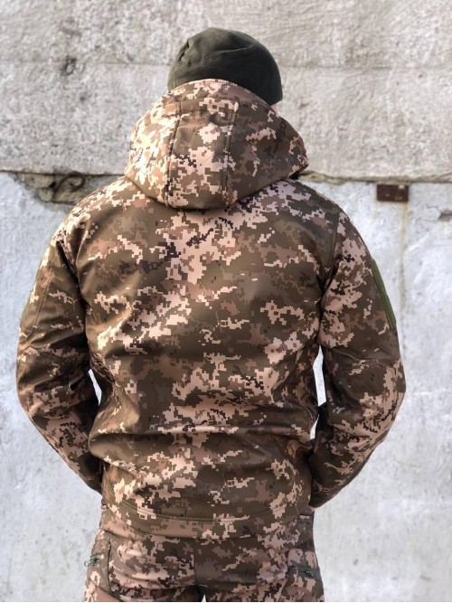 Костюм тактичний піксель Soft Shell демісезон