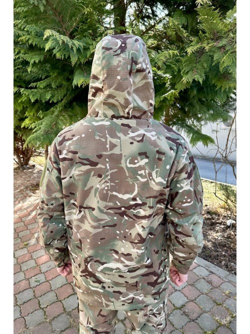 Куртка мультикам ріпстоп на флісі