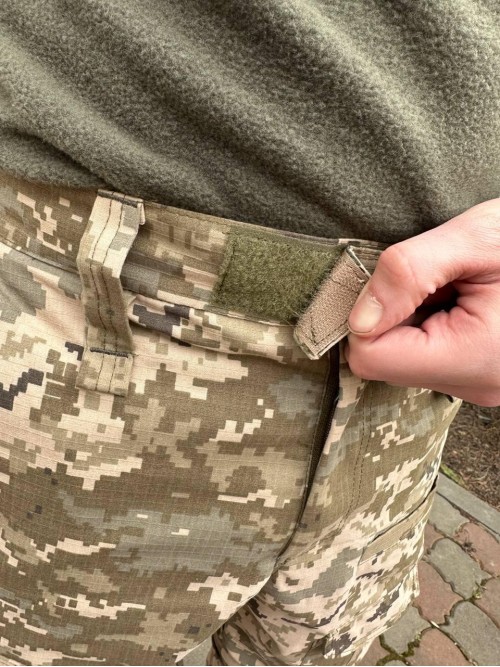 Штани піксель ріпстоп демісезон з наколінниками