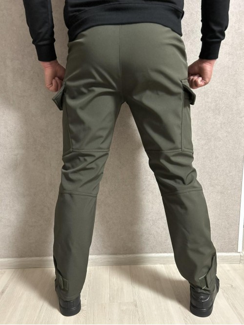 Штани тактичні хакі "Агрессор" Soft-Shell на флісі Штани тактичні хакі "Агрессор" Soft-Shell на флісі