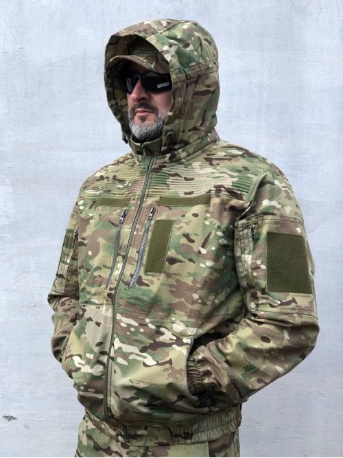 Куртка бомбер мультикам ріпстоп "Кайман" Куртка бомбер мультикам ріпстоп "Кайман"