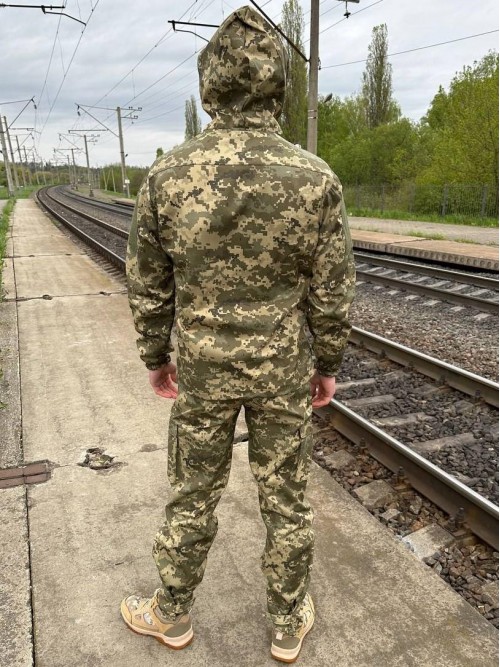 Костюм куртка + штани піксель грета весняний
