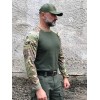 Реглан тактичний з гербом мультикам + хакі ХБ