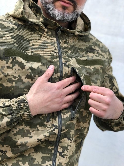 Куртка бомбер піксель ріпстоп "Кайман" Куртка бомбер піксель ріпстоп "Кайман"