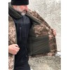Тактична зимова куртка з капюшоном Soft Shell піксель