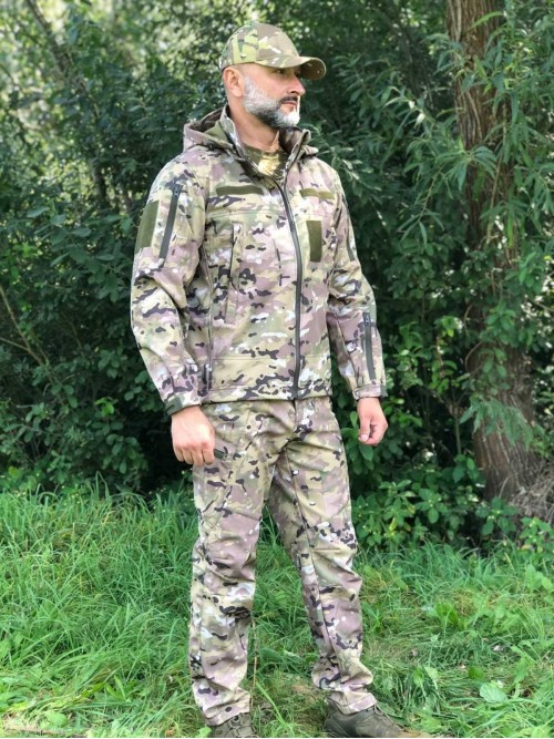 Костюм тактичний мультикам Soft Shell демісезон Костюм тактичний мультикам Soft Shell демісезон