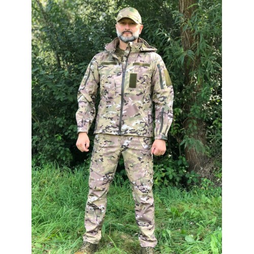 Костюм тактичний мультикам Soft Shell демісезон Костюм тактичний мультикам Soft Shell демісезон