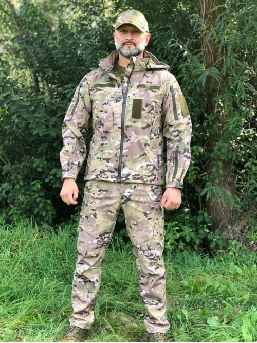 Костюм тактичний мультикам Soft Shell демісезон