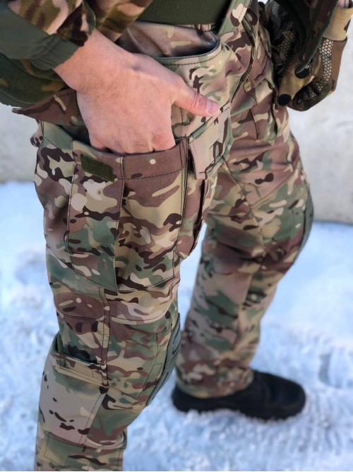 Штани тактичні мультикам "Ягуар " soft-shell