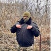 Бушлат короткий під резинку на флісі колір чорний