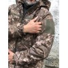 Зимова водонепроникна куртка Soft Shell піксель