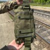 Тактична поясна сумка хакі
