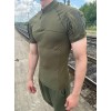 Убакс тактичний бойова сорочка з коротким рукавом ESDY Tactical Frog T-Shirt Olive