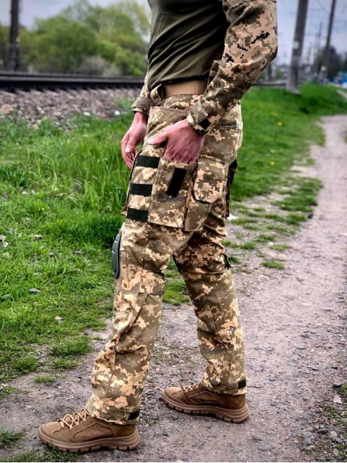 Штани тактичні з системою Моллі піксель ріпстоп
