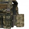 Плитоноска MOLLE MM-14 з підсумками для магазинів піксель