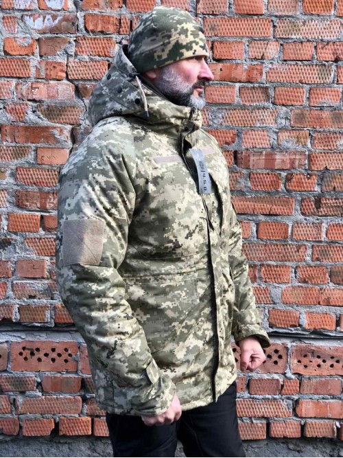 Парка тактична піксель ріпстоп всередині Omni-Heat Парка тактична піксель ріпстоп всередині Omni-Heat