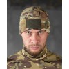 Шапка флісова мультикам з вставкою Soft-Shell та липукою під шеврон