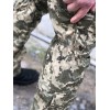 Штани тактичні ріпстоп піксель зі стяжками під коліном