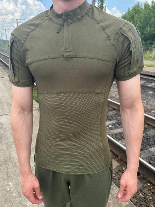Убакс тактичний бойова сорочка з коротким рукавом ESDY Tactical Frog T-Shirt Olive Убакс тактичний бойова сорочка з коротким рукавом ESDY Tactical Frog T-Shirt Olive