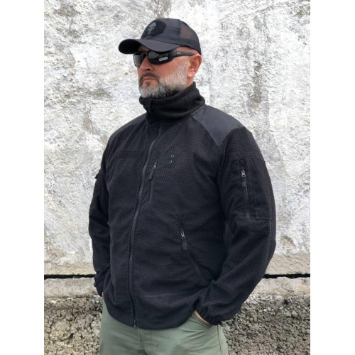 Кофта Tactical 4.5.0 флісова соти/кубик чорна