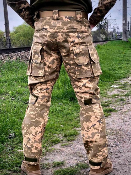 Штани тактичні з системою Моллі піксель ріпстоп