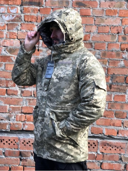 Парка тактична піксель ріпстоп всередині Omni-Heat Парка тактична піксель ріпстоп всередині Omni-Heat