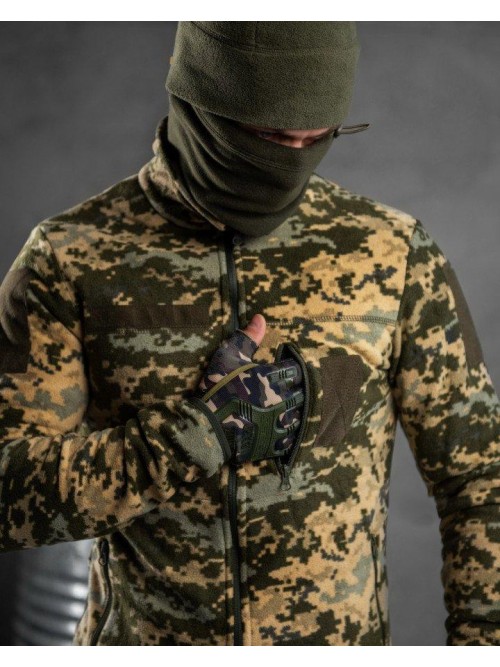 Флісова кофта піксель