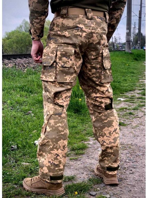 Штани тактичні з системою Моллі піксель ріпстоп